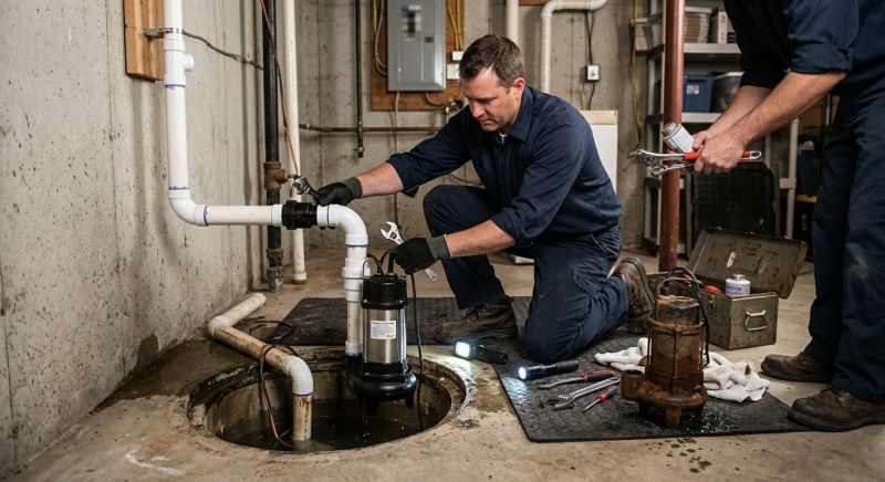 Sump Pump Relocation in Auburn, AL